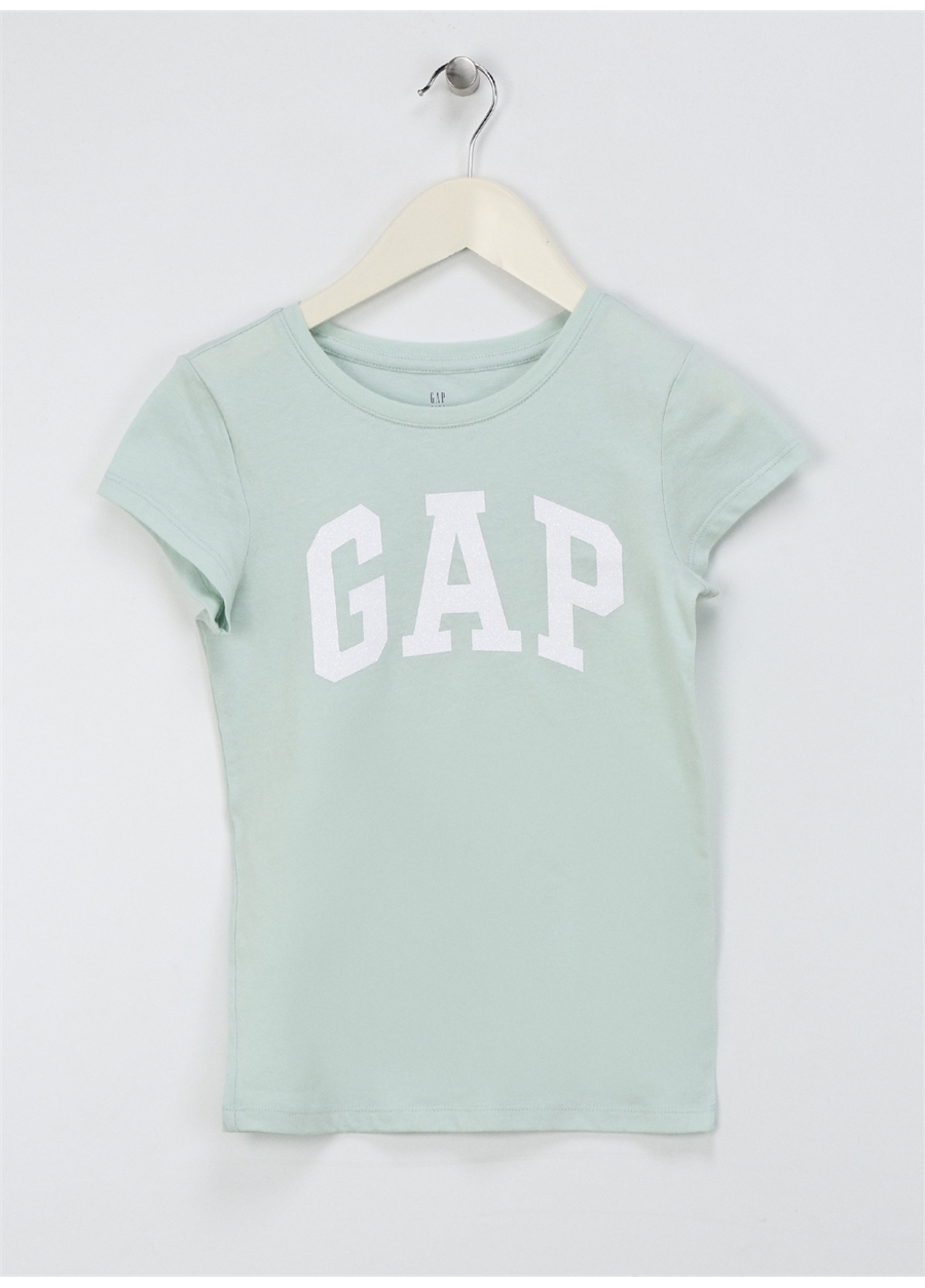 Gap Baskılı Açık Yeşil Kadın T-Shirt 886003001