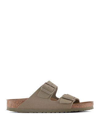 Birkenstock Haki Kadın Kanvas Terlik ARIZONA