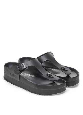 Birkenstock Siyah Kadın Deri Terlik GIZEH 1026874_3