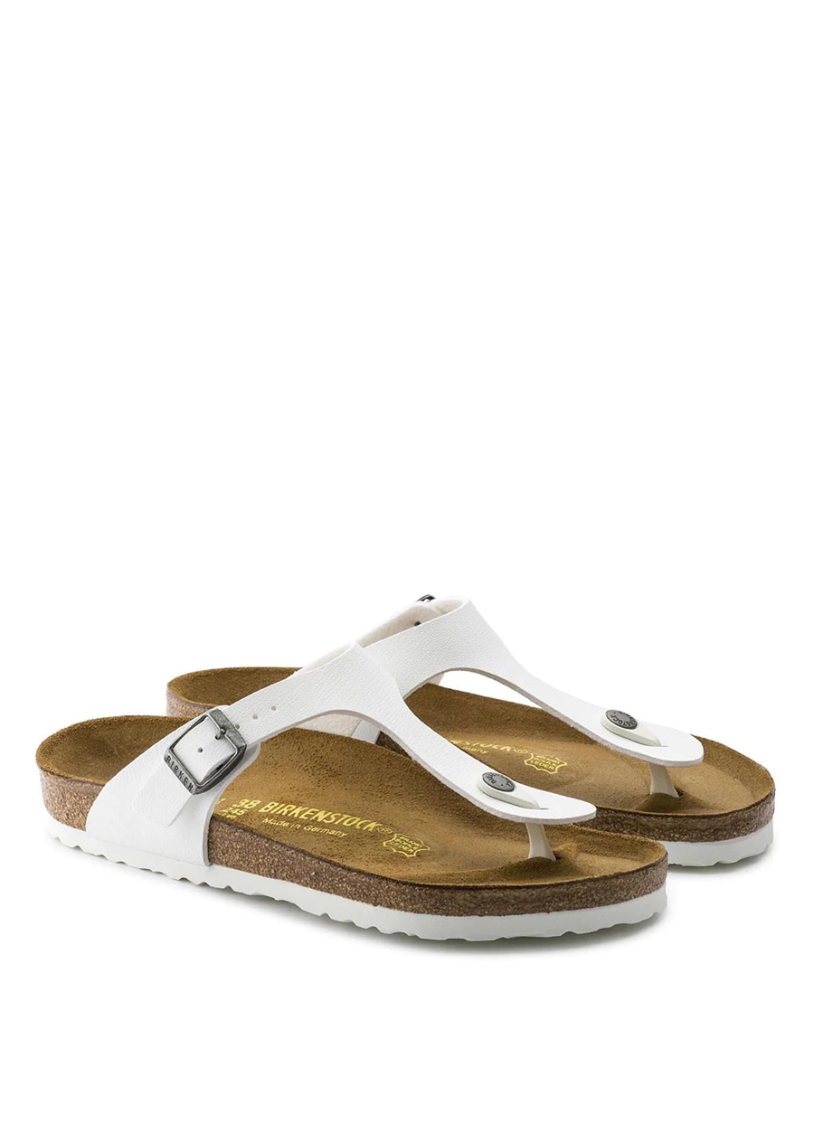 Birkenstock Beyaz Kadın Birko-Flor Terlik GIZEH_3