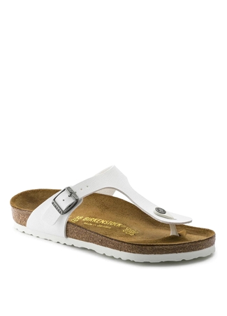 Birkenstock Beyaz Kadın Birko-Flor Terlik GIZEH_4