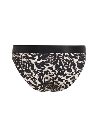 Calvin Klein Bej - Siyah Kadın Bikini Alt BIKINI-PRINT KW0KW024900GM_1