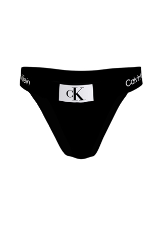 Calvin Klein Siyah Kadın Bikini Alt CHEEKY HIGH RISE BIKINI KW0KW02351B