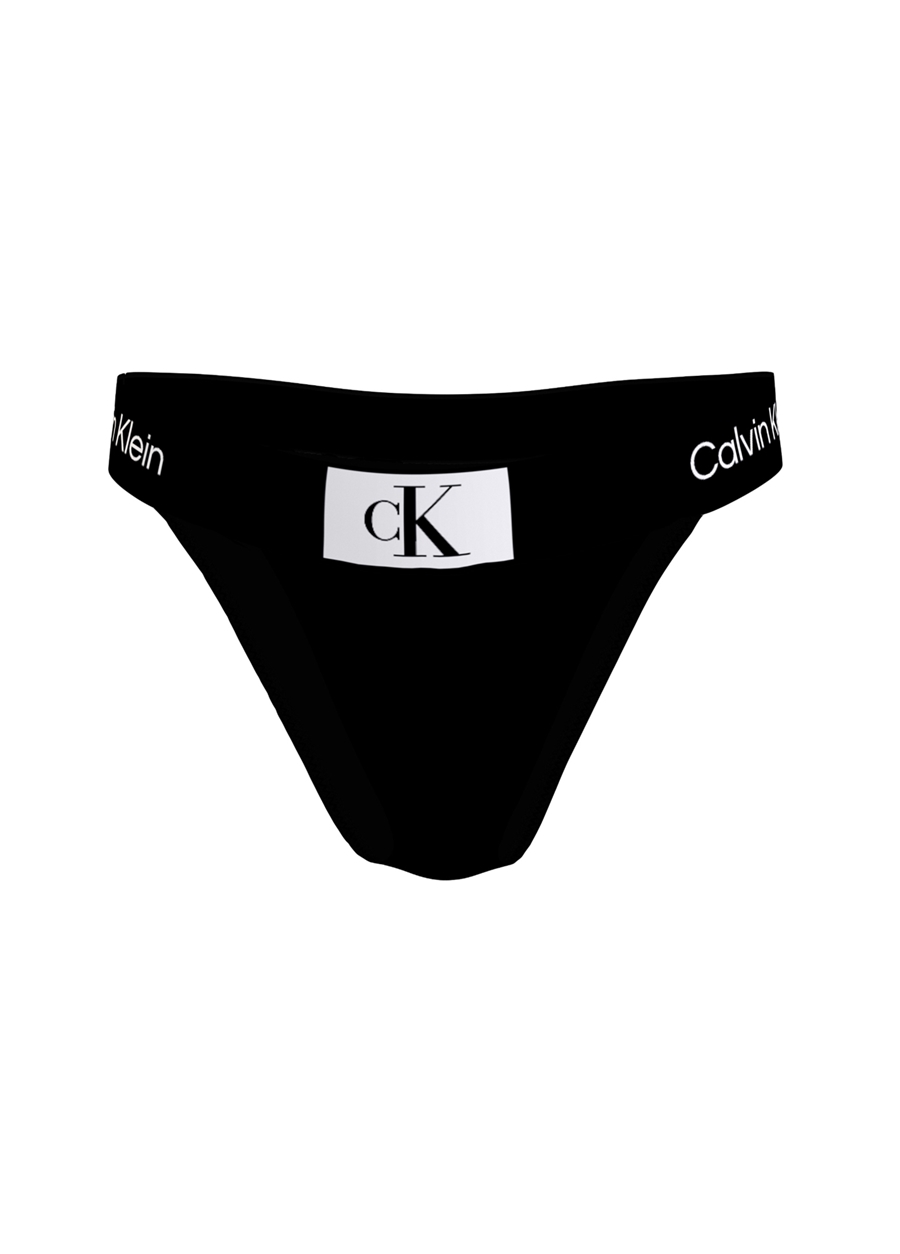 Calvin Klein Siyah Kadın Bikini Alt CHEEKY HIGH RISE BIKINI KW0KW02351B_0