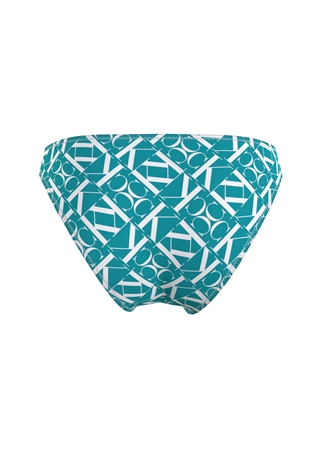 Calvin Klein Mavi - Beyaz Kadın Bikini Alt CHEEKY BIKINI-PRINT KW0KW024850G1_4