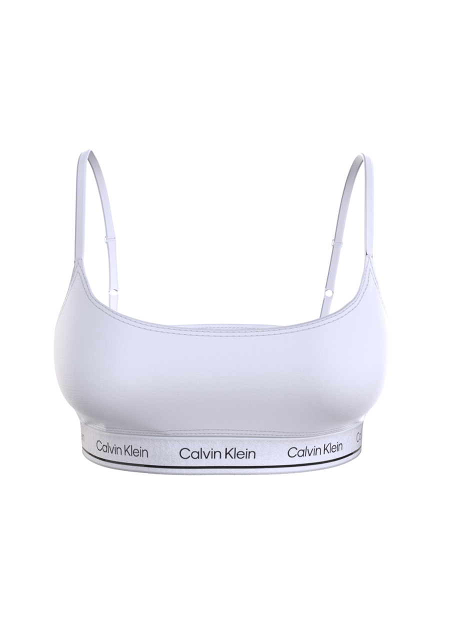 Calvin Klein Beyaz Kadın Bikini Üst BRALETTE-RP KW0KW02425YCD_0