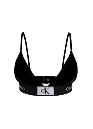 Calvin Klein Siyah Kadın Bikini Üst FIXED TRIANGLE-RP KW0KW02451BEH_0