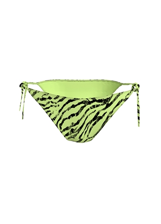 Calvin Klein Yeşil - Siyah Kadın Bikini Alt STRING SIDE TIE-PRINT KW0KW023360IC_0