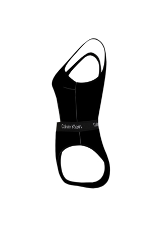 Calvin Klein Siyah Kadın Mayo CUT OUT ONE PIECE - RP KW0KW02357BE_2