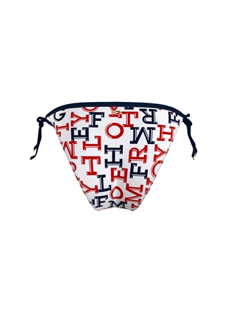 Tommy Hilfiger Lacivert - Beyaz - Kırmızı Kadın Bikini Alt CHEEKY STRING SIDE T, 0K4 UW0UW0531_4