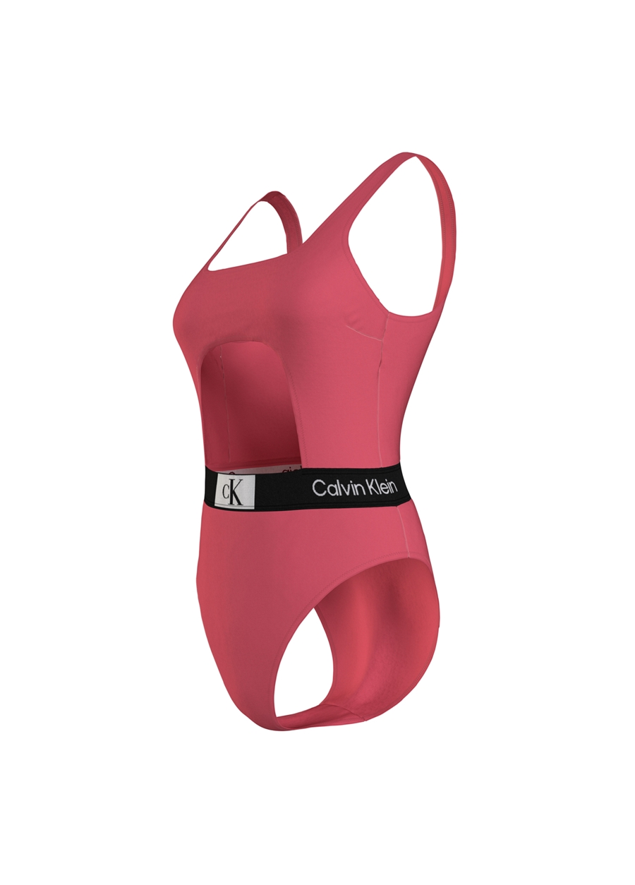 Calvin Klein Pembe Kadın Mayo CUT OUT ONE PIECE - RP KW0KW02357TB_1