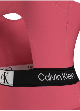 Calvin Klein Pembe Kadın Mayo CUT OUT ONE PIECE - RP KW0KW02357TB_3