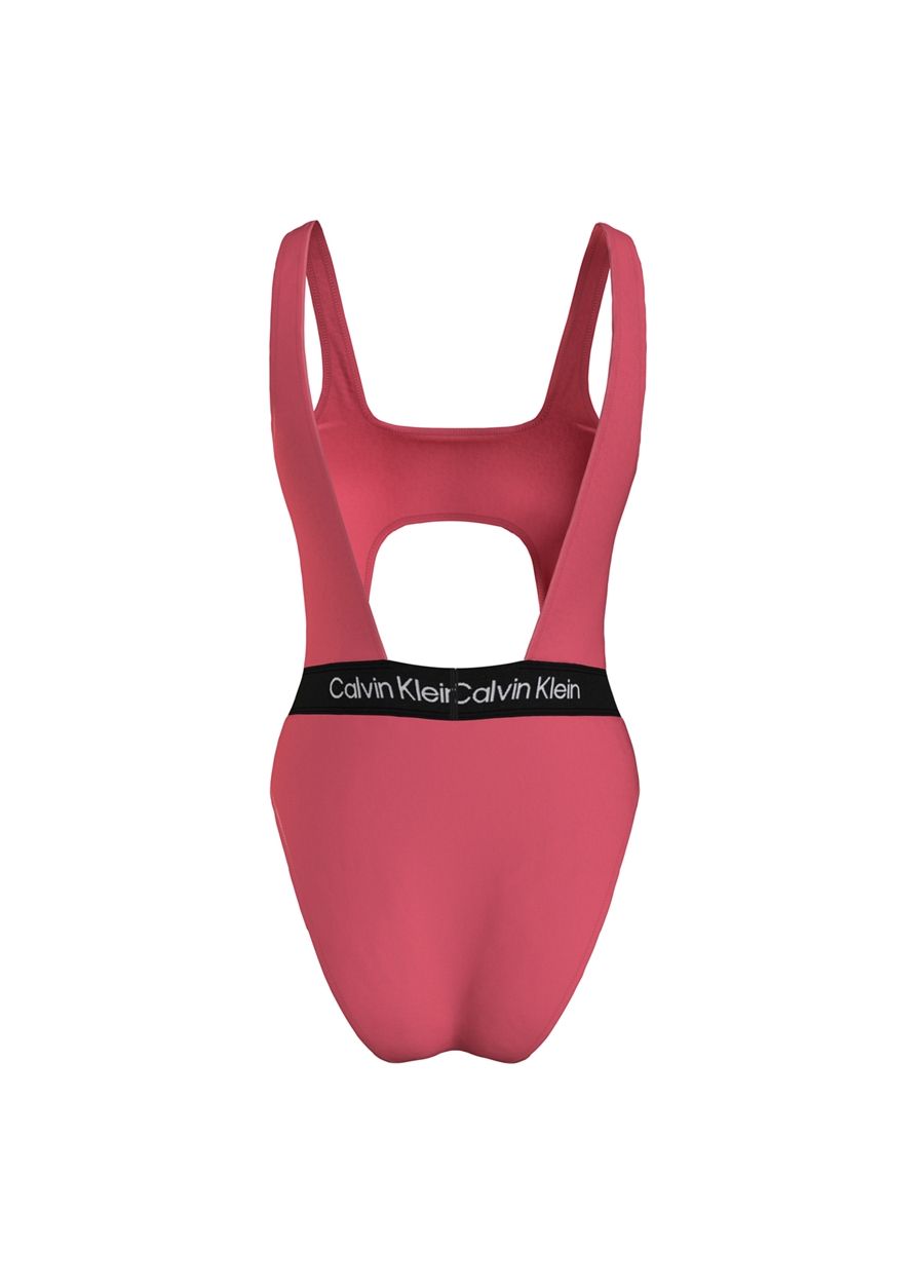 Calvin Klein Pembe Kadın Mayo CUT OUT ONE PIECE - RP KW0KW02357TB_4