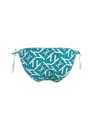 Calvin Klein Mavi - Beyaz Kadın Bikini Alt STRING SIDE TIE-PRINT KW0KW024860G1_4