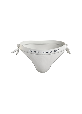 Tommy Hilfiger Beyaz Kadın Bikini Alt SIDE TIE BIKINI, YBI UW0UW05260YBI