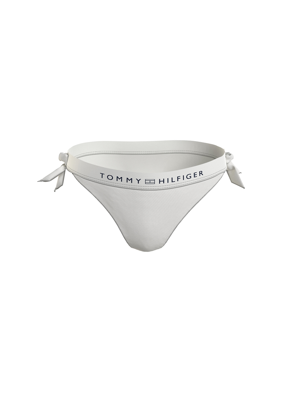 Tommy Hilfiger Beyaz Kadın Bikini Alt SIDE TIE BIKINI, YBI UW0UW05260YBI