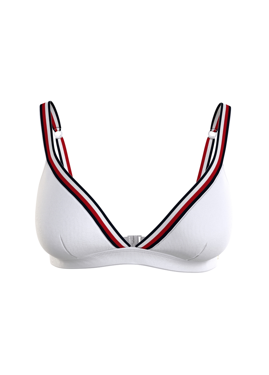 Tommy Hilfiger Beyaz Kadın Bikini Üst TRIANGLE RP, YCF UW0UW05290YCF_0