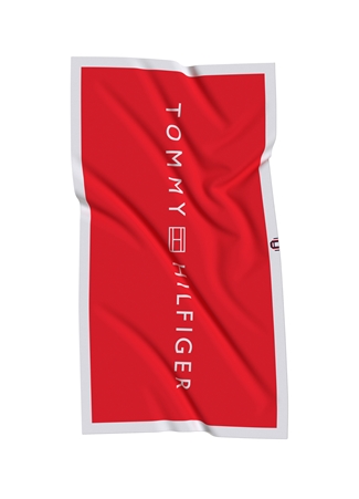 Tommy Hilfiger Kırmızı Plaj Havlusu TOWEL, XJD UU0UU00074XJD