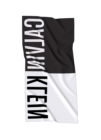 Calvin Klein Siyah Plaj Havlusu TOWEL- BLOCK KU0KU00122BEH