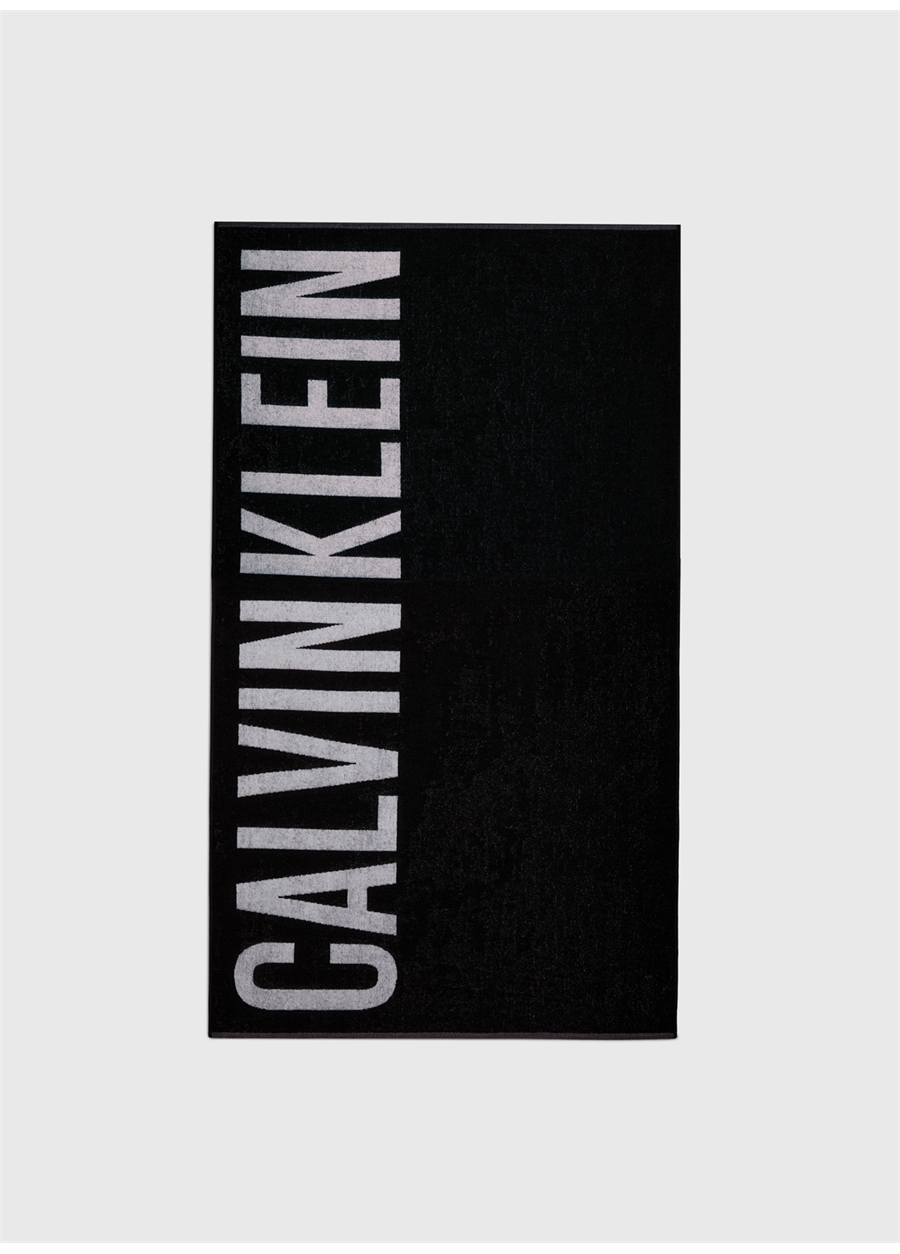 Calvin Klein Siyah Plaj Havlusu TOWEL KU0KU00117BEH_0