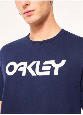 Oakley Lacivert Erkek Bisiklet Yaka Normal Kalıp Baskılı T-Shirt FOA404011_MARK II TEE 2.0_2