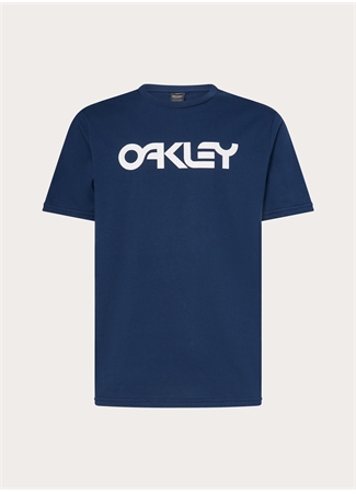 Oakley Lacivert Erkek Bisiklet Yaka Normal Kalıp Baskılı T-Shirt FOA404011_MARK II TEE 2.0_4