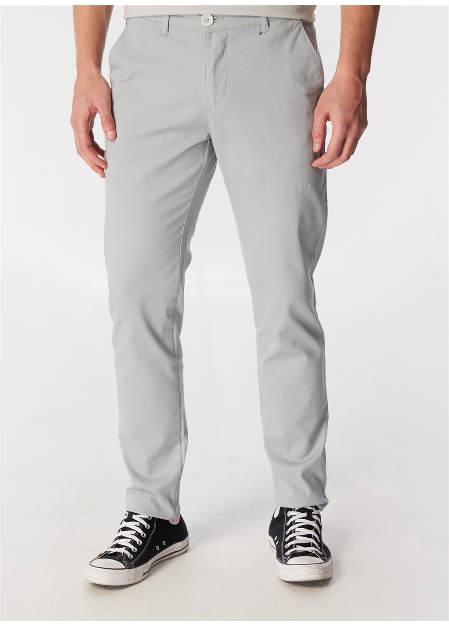 U.S. Polo Assn. Normal Bel Normal Paça Slim Fit Açık Mavi Erkek Pantolon STK-LUIS_2