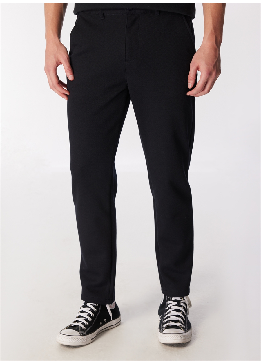 U.S. Polo Assn. Normal Bel Normal Paça Jogger Lacivert Erkek Pantolon STK-TUNAH_2