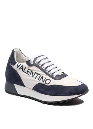 Valentino Beyaz - Lacivert Erkek Sneaker ARES S