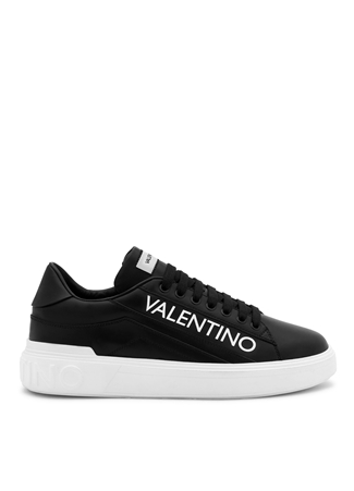 Valentino Siyah - Beyaz Erkek Deri Sneaker REY