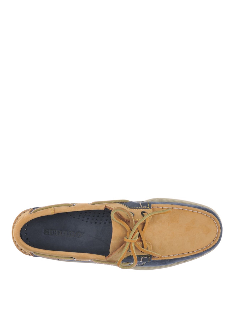 Sebago Deri Lacivert - Sarı Erkek Günlük Ayakkabı SEBAGO ROSSISLAND