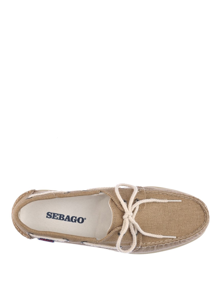 Sebago Bej Erkek Günlük Ayakkabı SEBAGO PORTLAND WASHED CANVAS
