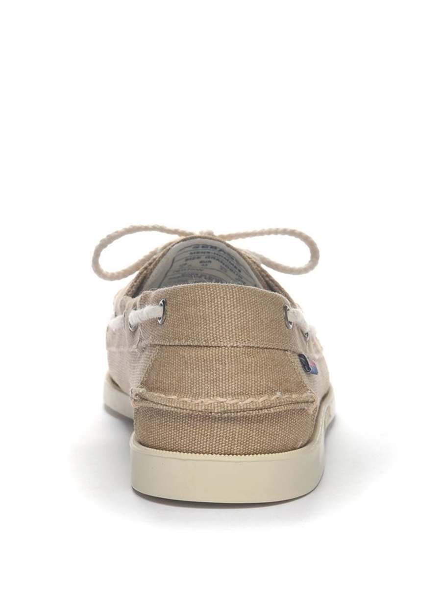 Sebago Bej Erkek Günlük Ayakkabı SEBAGO PORTLAND WASHED CANVAS_3