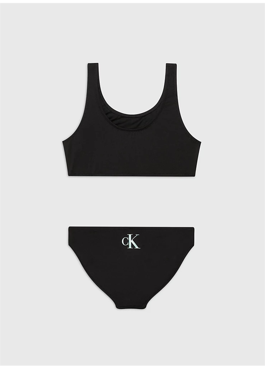 Calvin Klein Siyah Kız Çocuk Bikini Takım KY0KY00067BEH_1