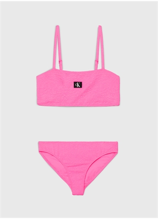 Calvin Klein Pembe Kız Çocuk Bikini Takım KY0KY00080TOZ_0