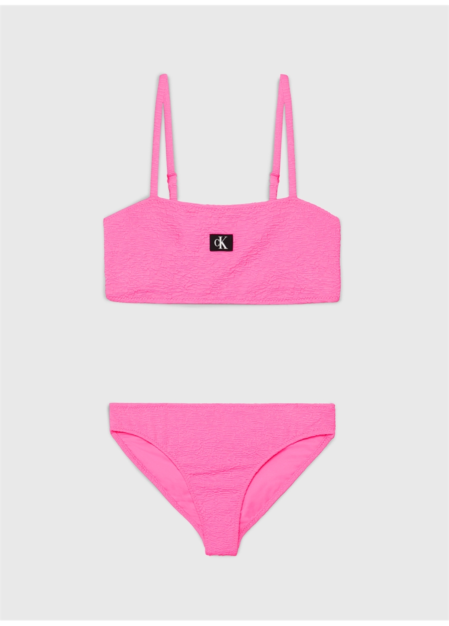 Calvin Klein Pembe Kız Çocuk Bikini Takım KY0KY00080TOZ_0