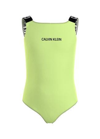 Calvin Klein Neon Yeşil Kız Çocuk Mayo KY0KY00086M0T_0