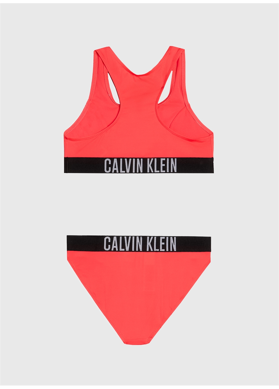 Calvin Klein Nar Çiçeği Kız Çocuk Bikini Takım_1