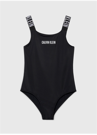 Calvin Klein Siyah Kız Çocuk Mayo KY0KY00057BEH_0