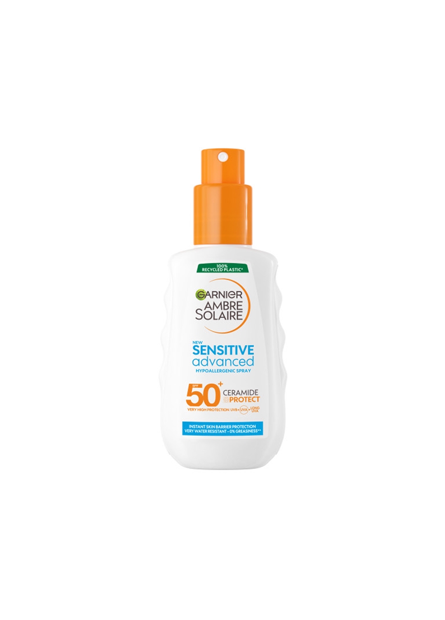 Garnier Ambre Solaire Sensitive Advanced Hipoalerjenik Güneş Koruyucu Sprey SPF50+ 150ML_1