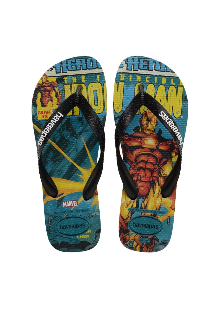 Havaianas Yeşil - Çok Renkli Erkek Plaj Terliği TOP MARVEL CLASSICS_0