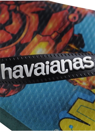 Havaianas Yeşil - Çok Renkli Erkek Plaj Terliği TOP MARVEL CLASSICS_5