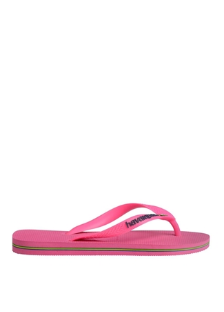 Havaianas Pembe Kadın Plaj Terliği BRASIL LOGO NEON_2