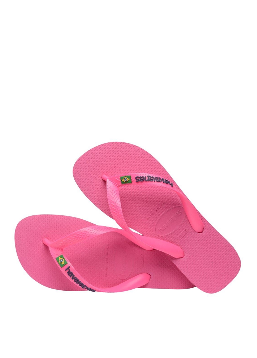 Havaianas Pembe Kadın Plaj Terliği BRASIL LOGO NEON_3