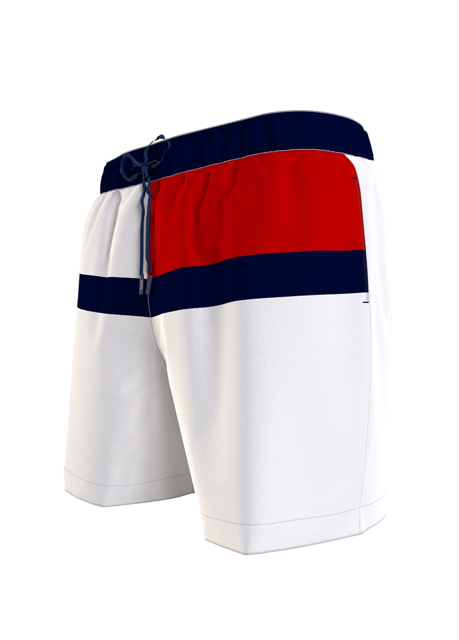 Tommy Hilfiger Beyaz Erkek Şort Mayo UM0UM03259YCF_1