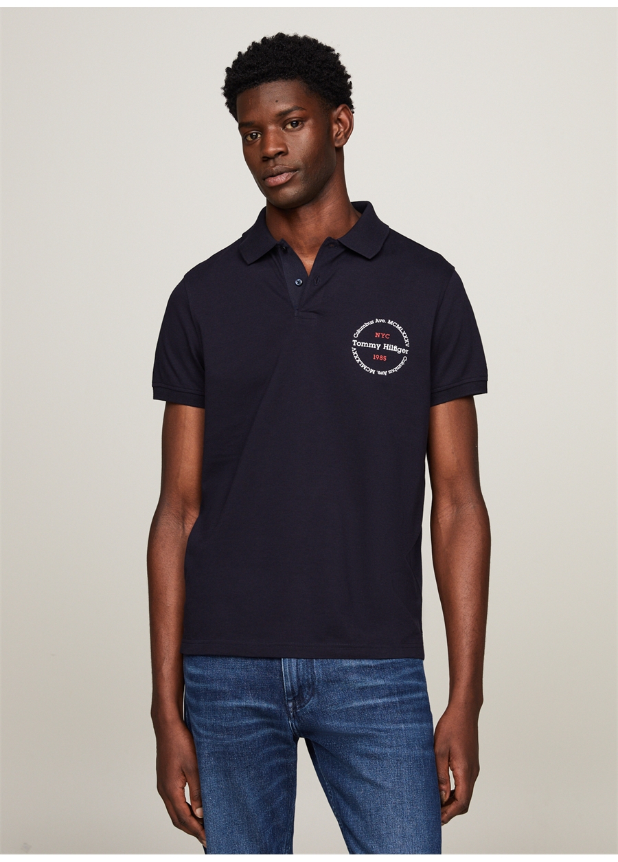 Tommy Hilfiger Mavi Erkek Polo T-Shirt MW0MW34740DW5_1