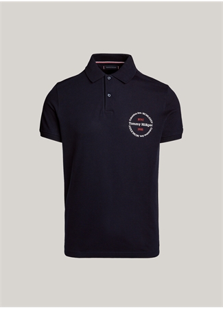 Tommy Hilfiger Mavi Erkek Polo T-Shirt MW0MW34740DW5_4