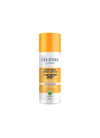 Celenes 150 Ml Herbal Gunes Koruyucu Losyon Sprey 50 SPF