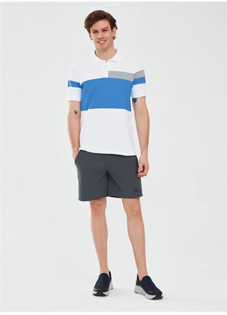 Skechers Beyaz Erkek Polo Yaka Normal Kalıp Polo T-Shirt S241196-100 Polo Shirt M Short Slee_1