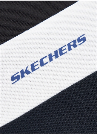 Skechers Siyah Erkek Polo Yaka Normal Kalıp Polo T-Shirt S241196-001 Polo Shirt M Short Slee_4